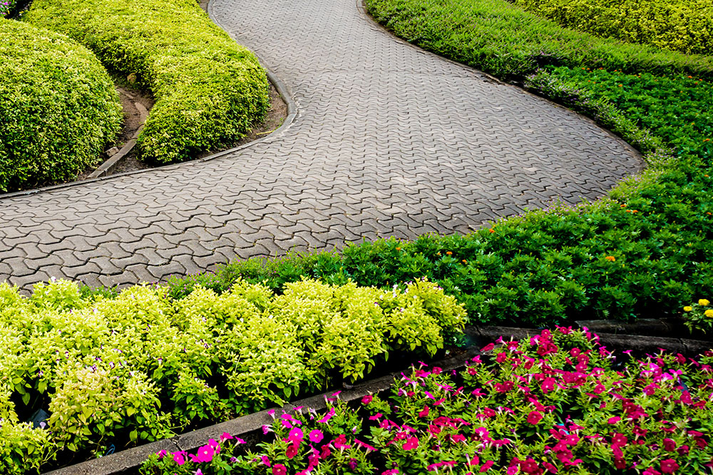 Beautiful residential landscaping